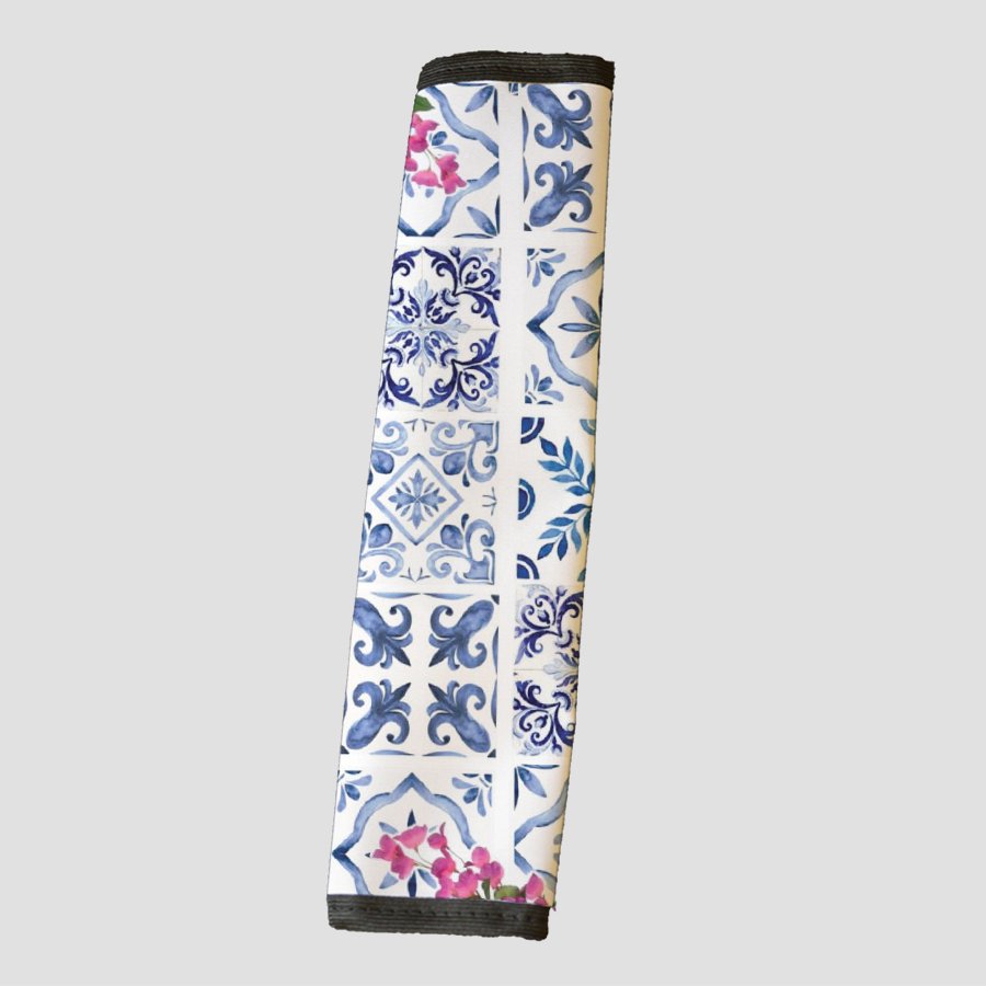 Blue Morocco Car Seatbelt Cover
