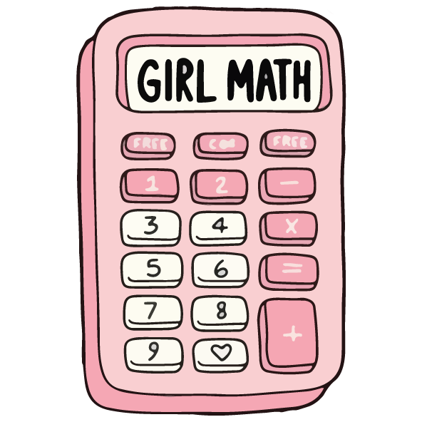 Girl Math Sticker