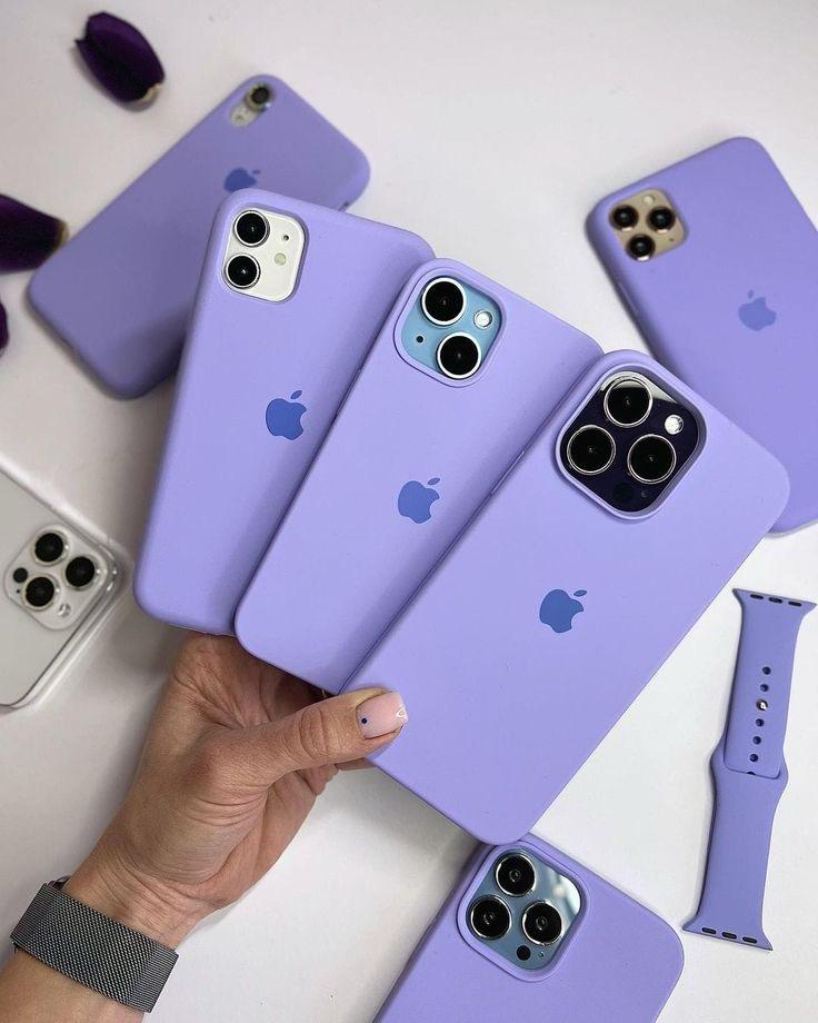Lilac Silicone Case