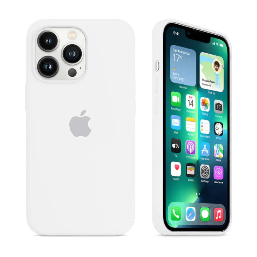 White Silicone Case