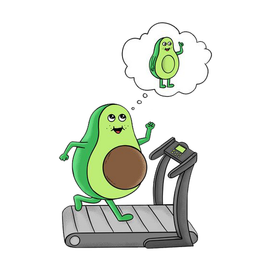 Fit Avocado Sticker