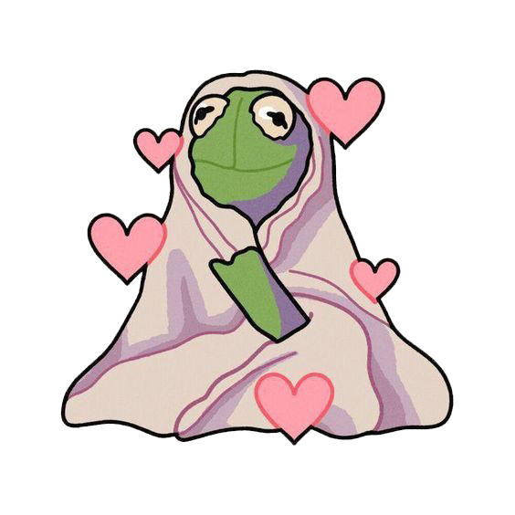 Kermit Love Sticker