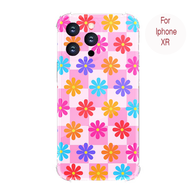 Flower Chess Pattern Case