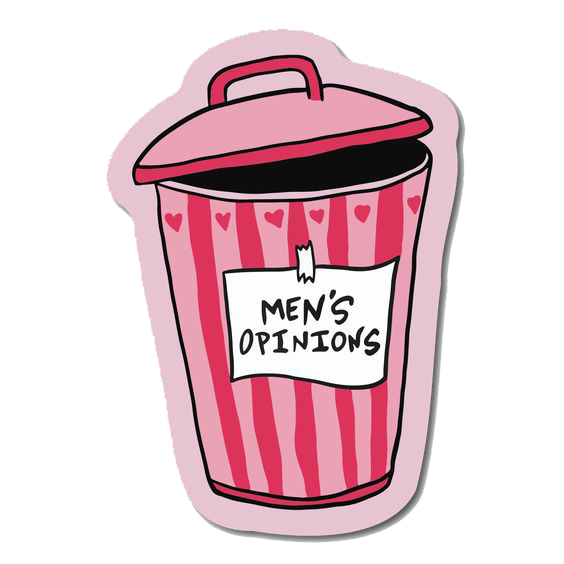 Men's Opinions Sticker