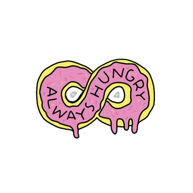 Always Hungry Sticker