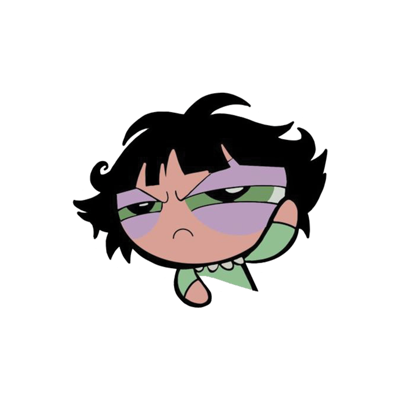 Angry Buttercup Sticker