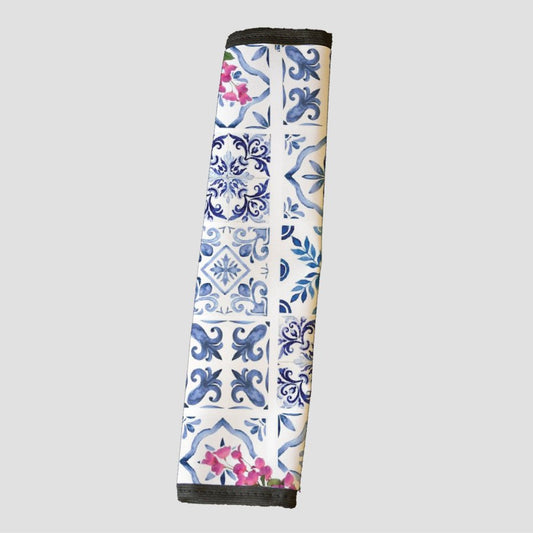Blue Morocco Car Seatbelt Cover