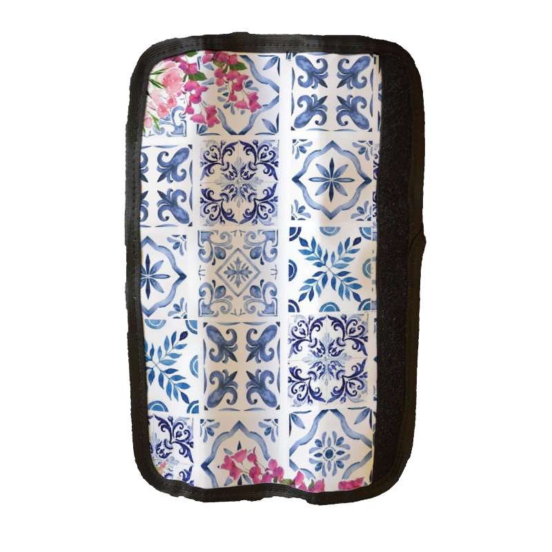 Blue Morocco Car Seatbelt Cover