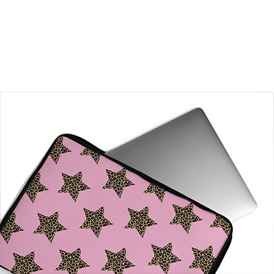 Blush Wild Stars Laptop Sleeve