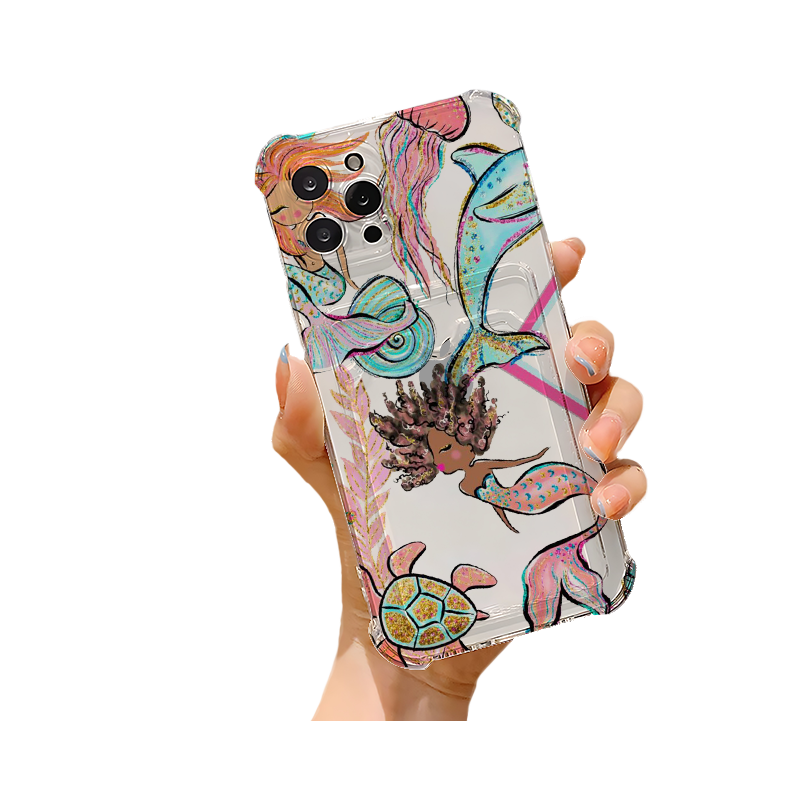 Brown Mermaid Pocket Case