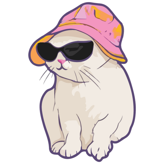 Cat Swag Sticker