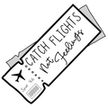 Catch Flights Not Feelings Sticker