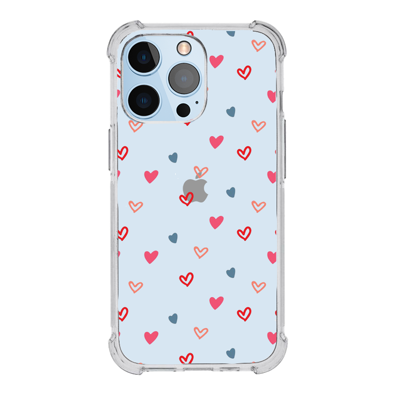 Colored Mini Hearts Case