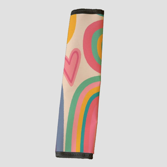 Colored Rainbow Car Seatbelt Cover