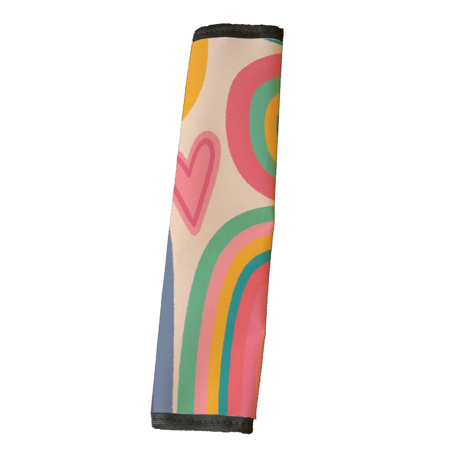 Colored Rainbow Car Seatbelt Cover