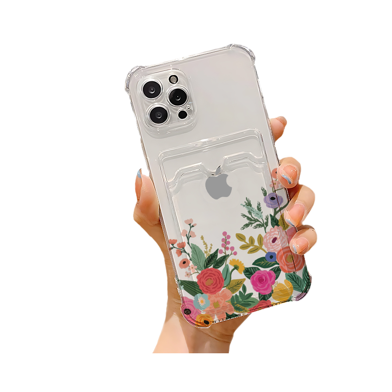 Colorful Flowers Pocket Case