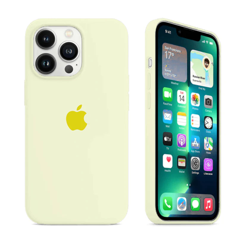 Creamy Yellow Silicone Case