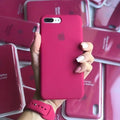 Dark Red Silicone Case