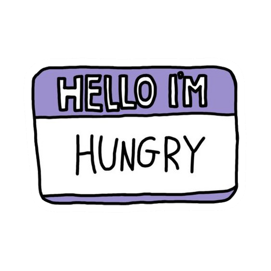 Hello I'm Hungry Sticker