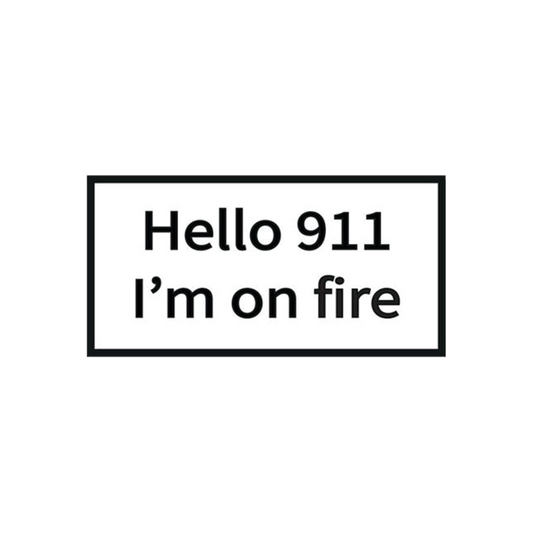 I'm On Fire Sticker