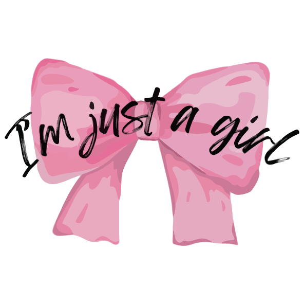 I'm Just A Girl Sticker