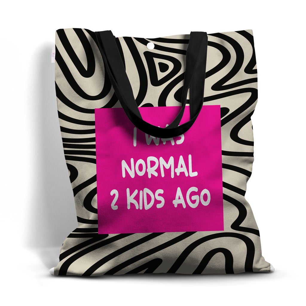 I Was Normal 2 Kids Ago AllOver Totebag