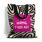 I Was Normal 2 Kids Ago AllOver Totebag