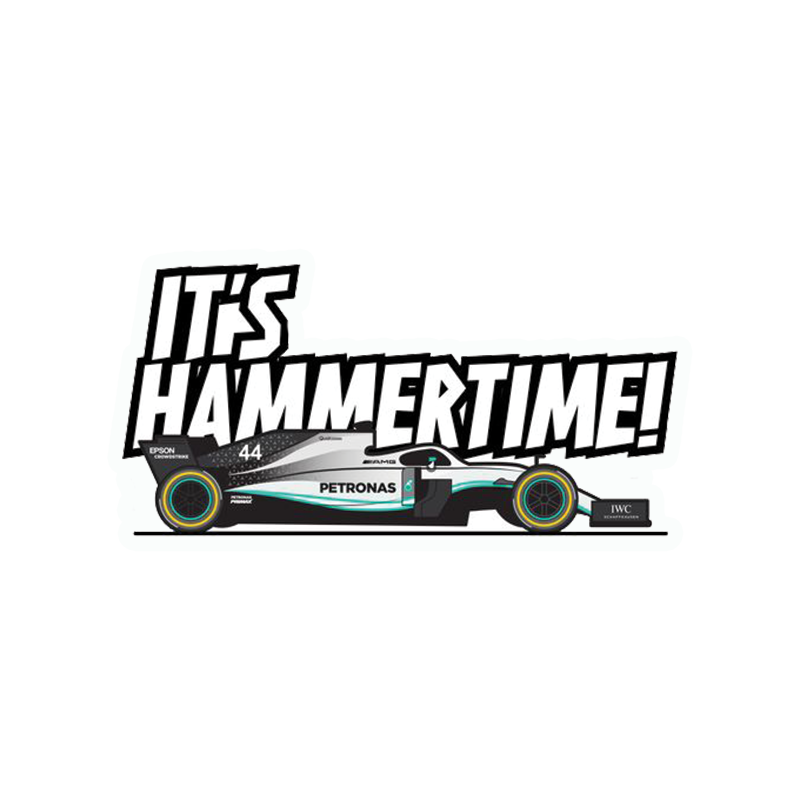 It's HammerTime Sticker