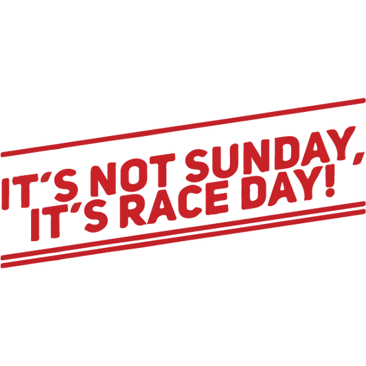It's Not Sunday, It's Race Day Sticker