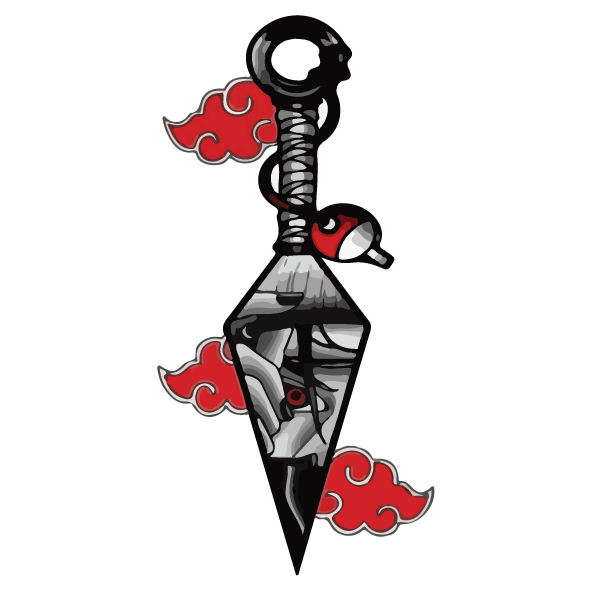 Itachi Kunai Sticker