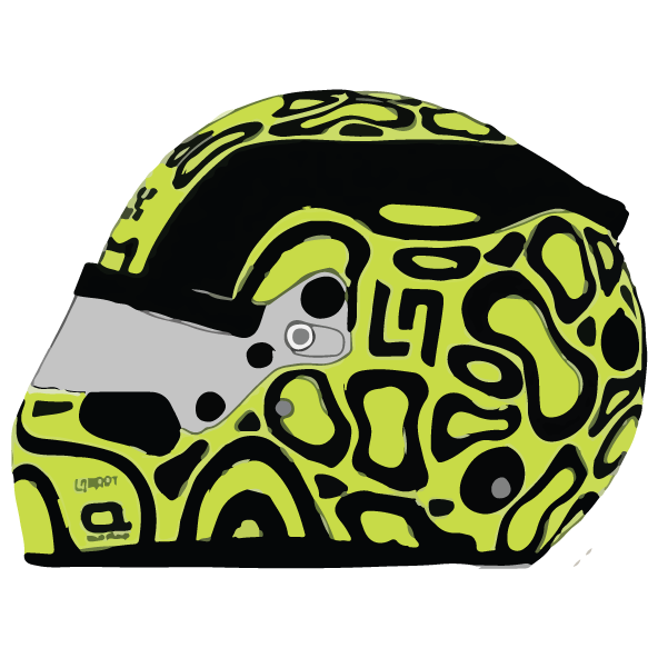 Lando Norris Helmet Sticker