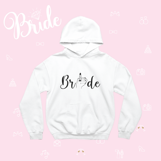 Bride White Hoodie