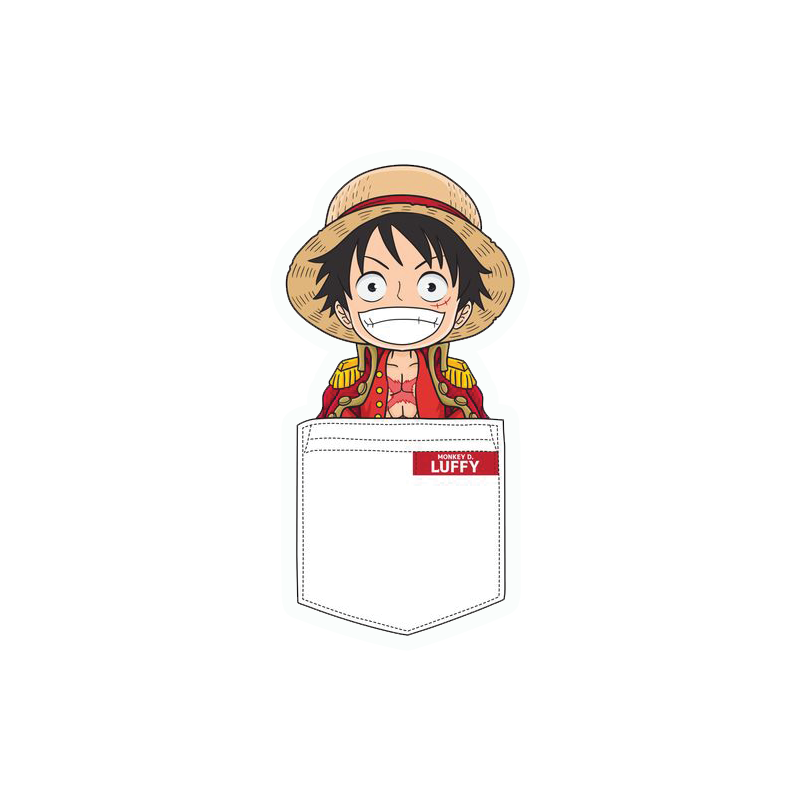 Luffy Pocket Sticker