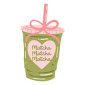 Matcha Sticker
