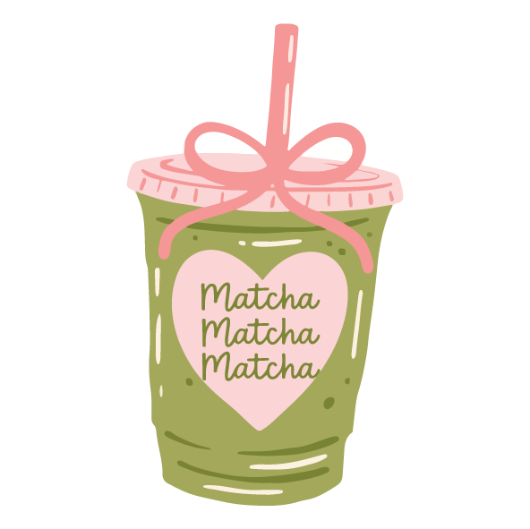 Matcha Sticker