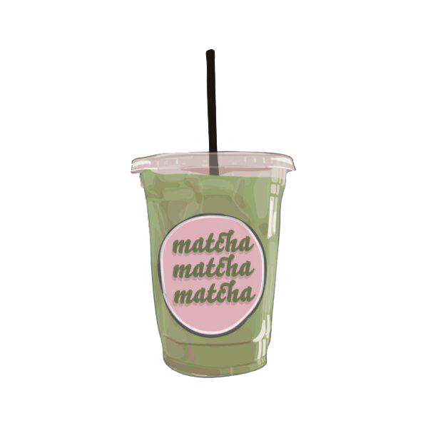 Matcha Sticker