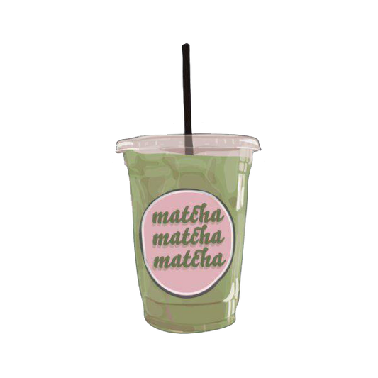 Matcha Sticker