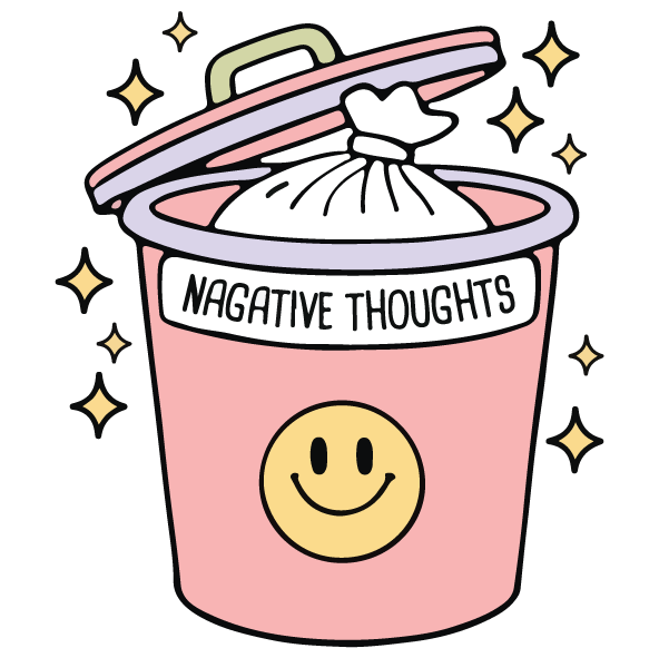 Negative Thoughts Sticker