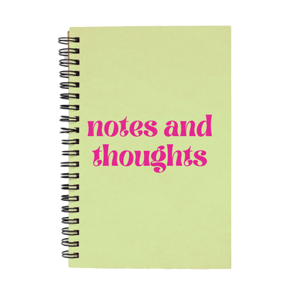 Notes and Thoughts Notebook
