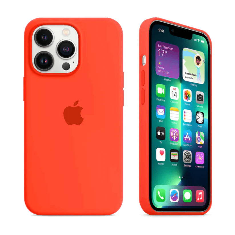 Orange Silicone Case