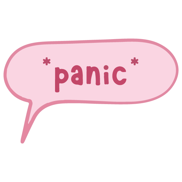 Panic Sticker