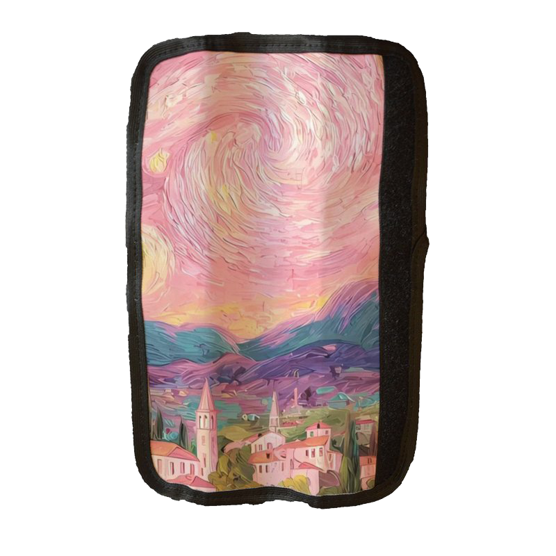 Pastel Dreamscape Seatbelt Cover