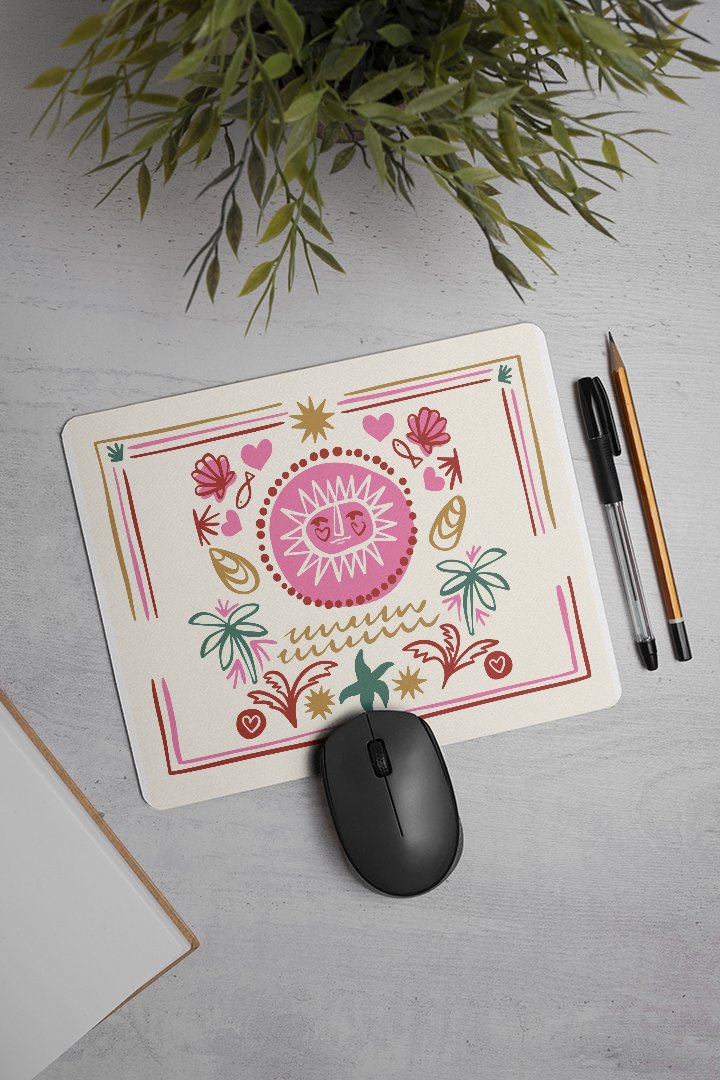 Pink Paradise Mouse Pad