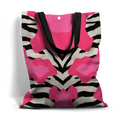 Pink Zebra AllOver Totebag