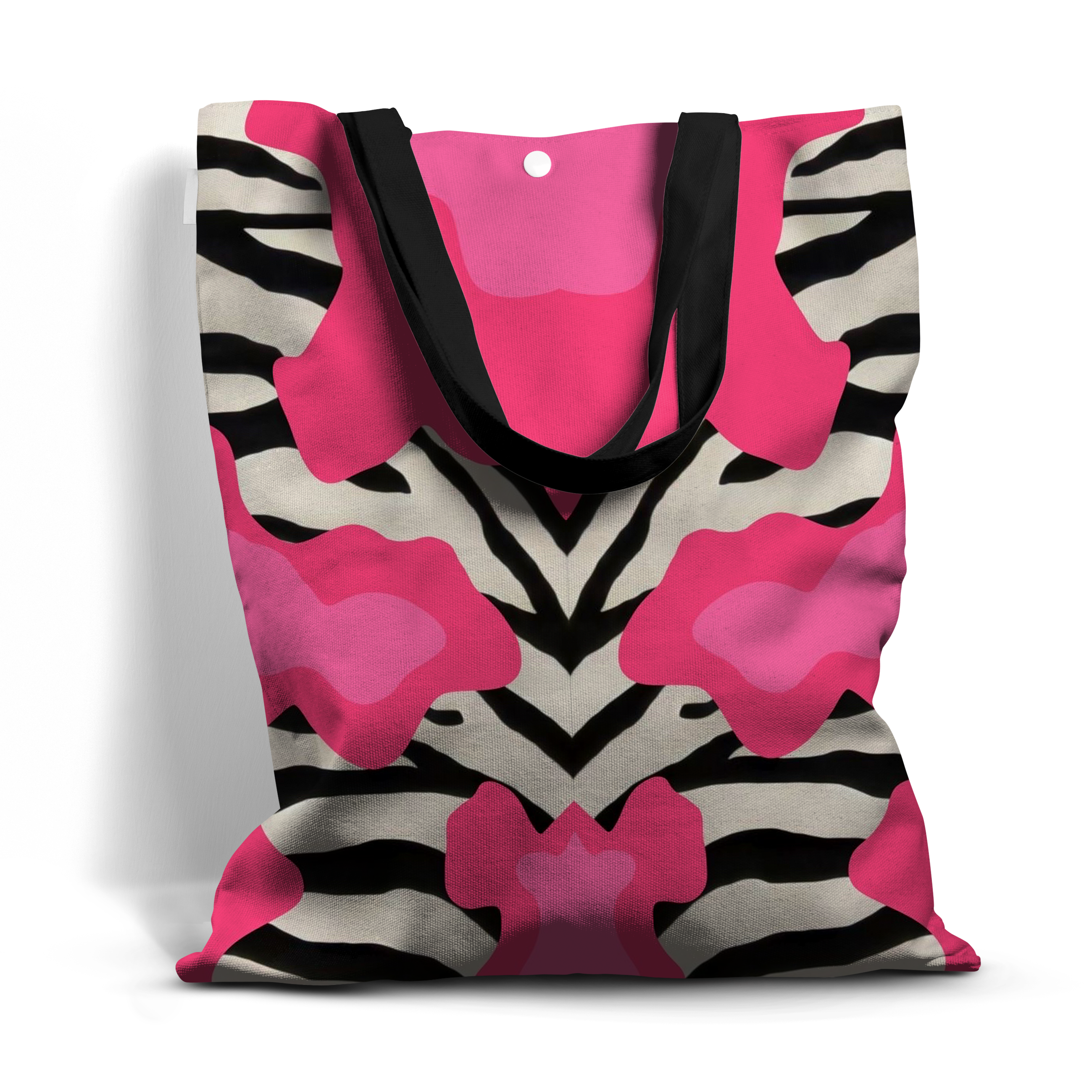 Pink Zebra AllOver Totebag