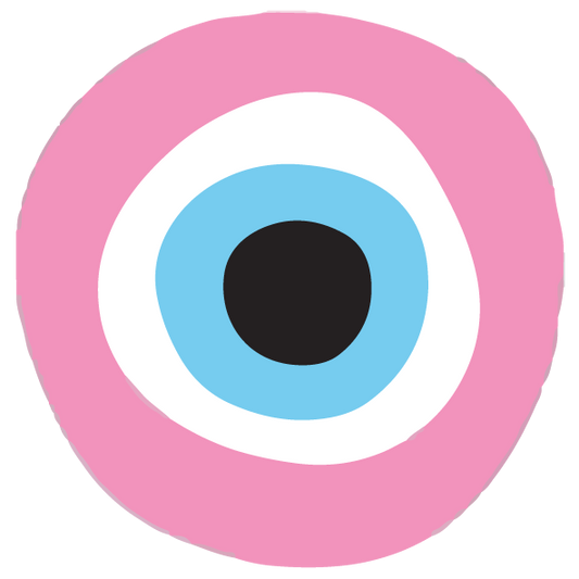 Pink Evil Eye Sticker