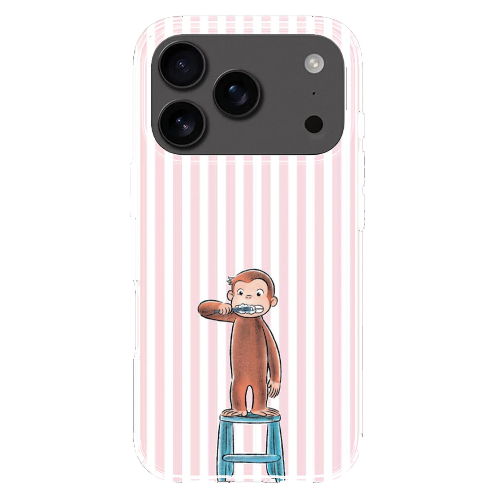 Pink Curious George Case