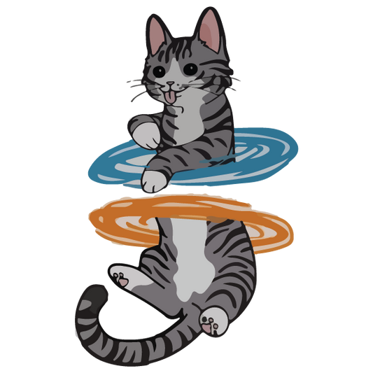 Portal Cat Sticker