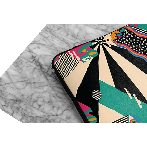 Rainbow Ray Laptop Sleeve