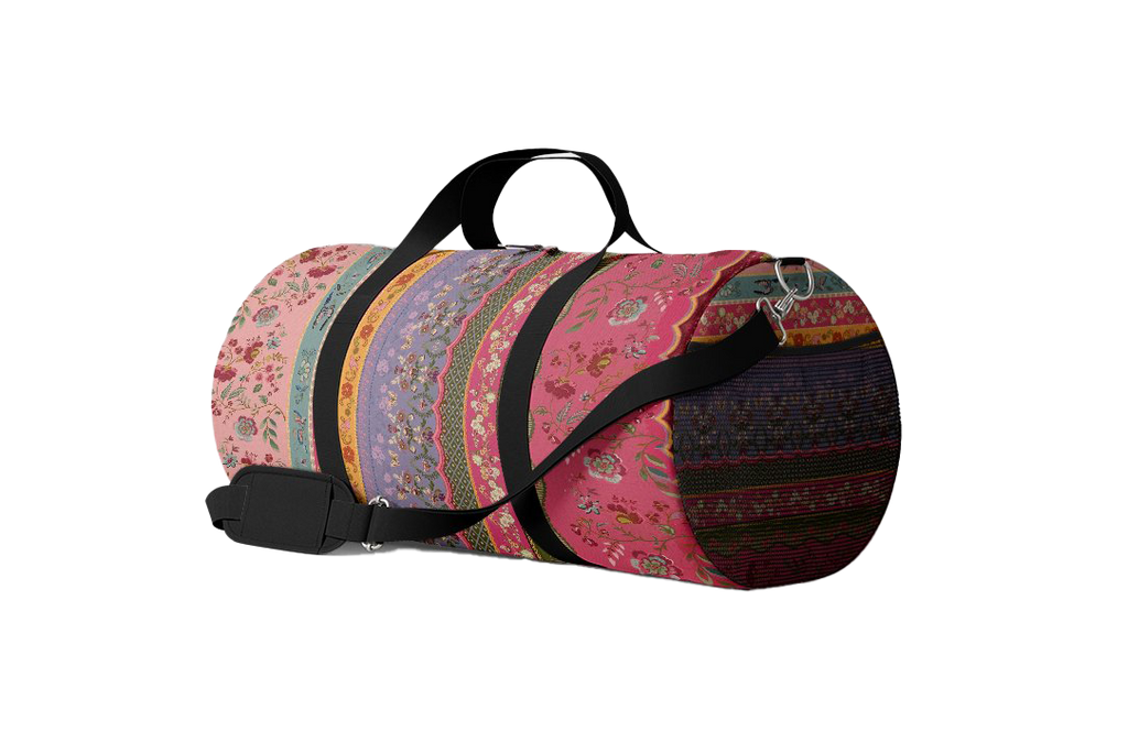 Rose Tapestry Duffle Bag